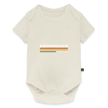 Birmingham, Royaume-Uni, Britannique, Anglais - Body à manches courtes Premium Bébé - blanc cassé - Devant