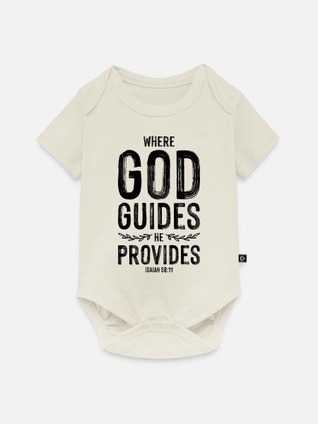 Bibel spruch - Baby Premium Kurzarmbody - Naturweiß