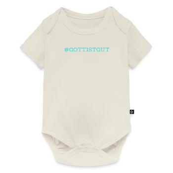 Gott ist gut - Baby Premium Kurzarmbody - Naturweiß - Vorne