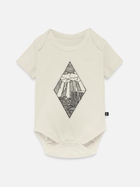 Der Sturm - Baby Premium Kurzarmbody - Naturweiß
