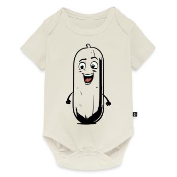 Comic Cucumber - Baby Premium short-sleeve bodysuit - off white - Front
