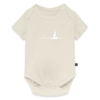 sailiingheart - Body à manches courtes Premium Bébé - blanc cassé - Devant