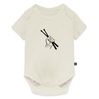 pilons - Body à manches courtes Premium Bébé - blanc cassé - Devant