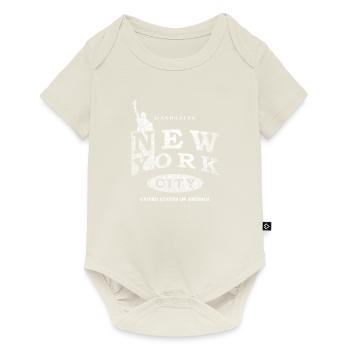 New York - Baby Premium short-sleeve bodysuit - off white - Front