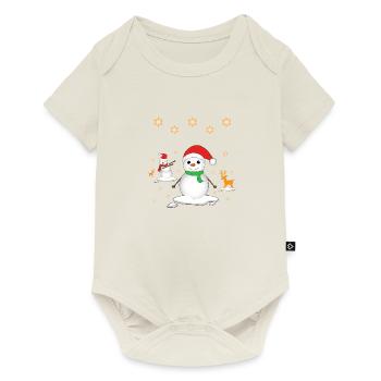 Noël - Body à manches courtes Premium Bébé - blanc cassé - Devant