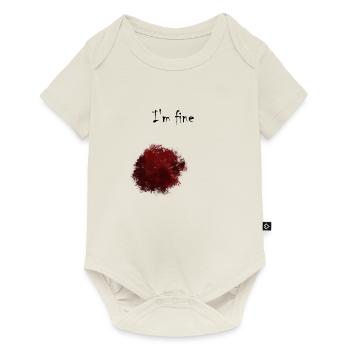 I'm fine - Baby Premium Kurzarmbody - Naturweiß - Vorne