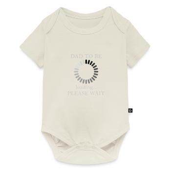 Papa-à-être Chargement ... - Body à manches courtes Premium Bébé - blanc cassé - Devant