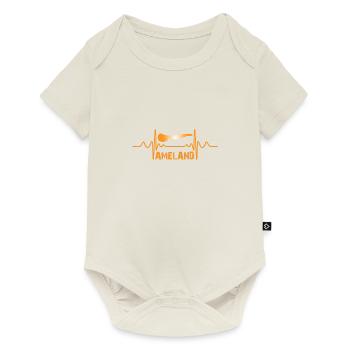 Île d’Ameland Holland - Body à manches courtes Premium Bébé - blanc cassé - Devant