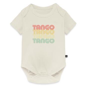 Tango Hipster Design - Baby Premium Kurzarmbody - Naturweiß - Vorne