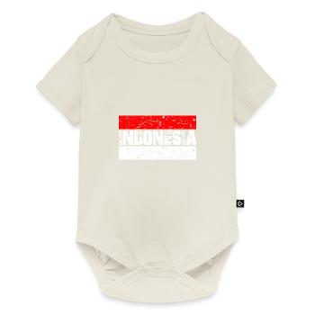 Indonésie - Body à manches courtes Premium Bébé - blanc cassé - Devant