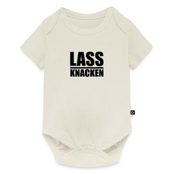 Lass Knacken Film-Zitat Lustiger Spruch Geschenk - Baby Premium Kurzarmbody - Naturweiß - Vorne