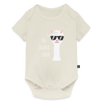 No drama Lama - Baby Premium short-sleeve bodysuit - off white - Front