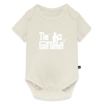 The Golf Father - Funny Golfer Gift for Dad - Baby Premium short-sleeve bodysuit - off white - Front