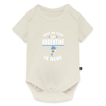 Have no fear the Argentine is here - Body à manches courtes Premium Bébé - blanc cassé - Devant