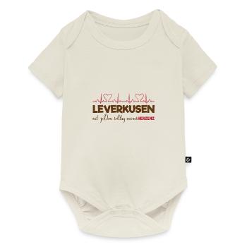 Leverkusen - Body à manches courtes Premium Bébé - blanc cassé - Devant