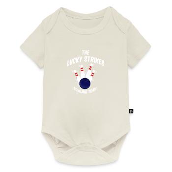L'équipe Lucky Strikes Bowling - Body à manches courtes Premium Bébé - blanc cassé - Devant