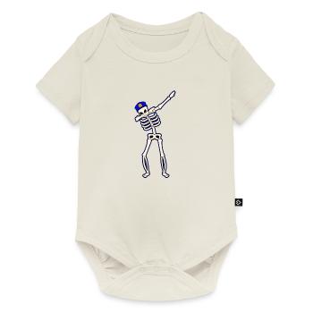 dab skeleton - Baby Premium short-sleeve bodysuit - off white - Front