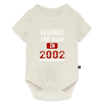 Legends Are Born In 2002 - Baby Premium short-sleeve bodysuit - off white - Front