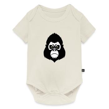 Gorilla - Body à manches courtes Premium Bébé - blanc cassé - Devant