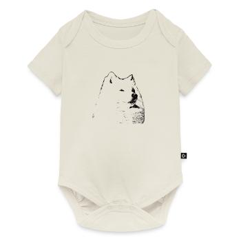 Samoyed - Baby Premium short-sleeve bodysuit - off white - Front