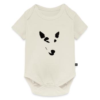 Miniature Bull Terrier - Baby Premium short-sleeve bodysuit - off white - Front