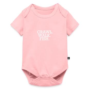 Creep. Allez. Poissons. - Body à manches courtes Premium Bébé - rose - Devant