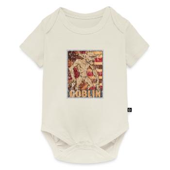 Retro Goblin Poster Distressed Look - Baby Premium short-sleeve bodysuit - off white - Front