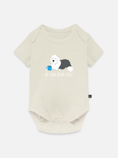 Bobtail - Muffins du matin - Café - Cadeau - Body à manches courtes Premium Bébé - blanc cassé
