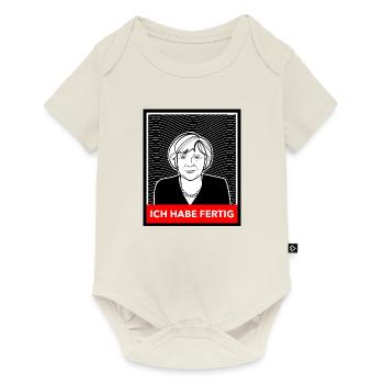 Ich habe fertig - Baby Premium Kurzarmbody - Naturweiß - Vorne