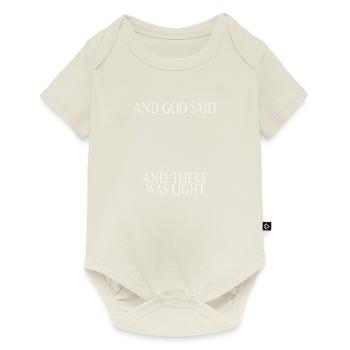 And God Said Maxwell Equation - Baby Premium short-sleeve bodysuit - off white - Front