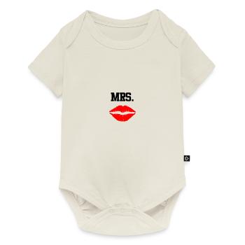 Bisou, MRS, - Body à manches courtes Premium Bébé - blanc cassé - Devant