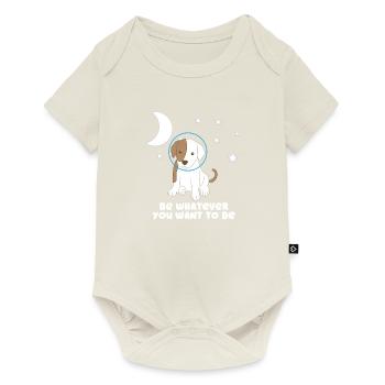 Jack Russell - Jack Russell Tshirt - Be You - Baby Premium short-sleeve bodysuit - off white - Front