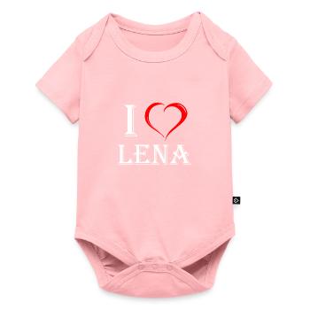 Lena - Body à manches courtes Premium Bébé - rose - Devant