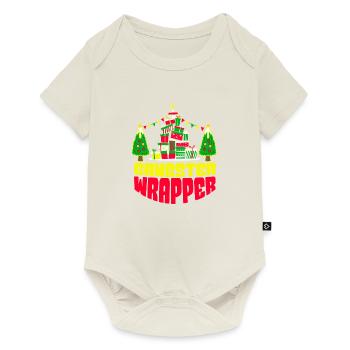 Gangster Wrapper - Body à manches courtes Premium Bébé - blanc cassé - Devant