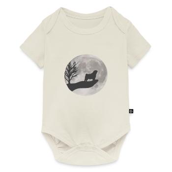 Dessin de carlin - Body à manches courtes Premium Bébé - blanc cassé - Devant