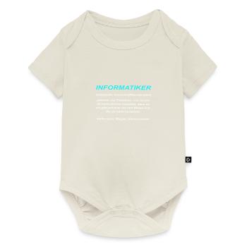 Computer (Definition) - Baby Premium Kurzarmbody - Naturweiß - Vorne