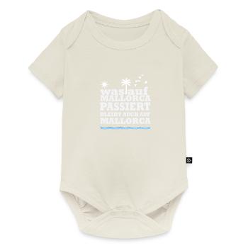 What will happen on Mallorca Mallorca - Baby Premium short-sleeve bodysuit - off white - Front
