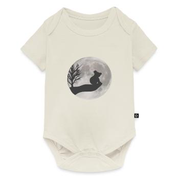 Koala Zeichnung - Baby Premium Kurzarmbody - Naturweiß - Vorne