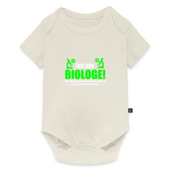 biology - Baby Premium short-sleeve bodysuit - off white - Front