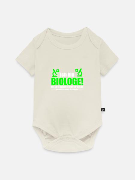 Biologie - Baby Premium Kurzarmbody - Naturweiß