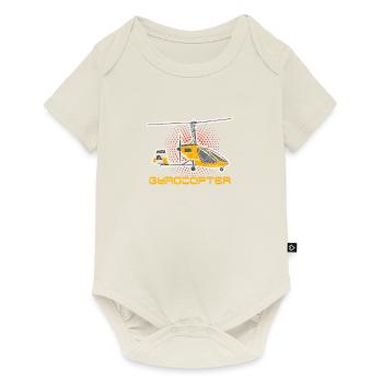Gyrocopter Gyrocopter Gyrocopter Gift 0221 - Baby Premium short-sleeve bodysuit - off white - Front