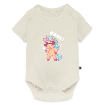 Cadeau Unity pour les fans de Licorne - Cool - Body à manches courtes Premium Bébé - blanc cassé - Devant