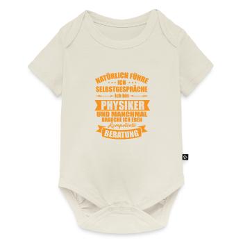 physics - Baby Premium short-sleeve bodysuit - off white - Front