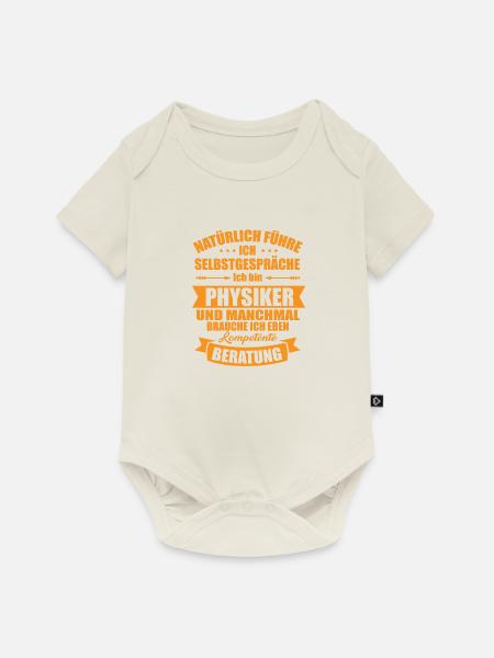 physics - Baby Premium short-sleeve bodysuit - off white