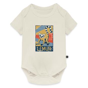 maki - Body à manches courtes Premium Bébé - blanc cassé - Devant