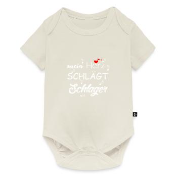 Schlager is my life Schlager Queen - Baby Premium short-sleeve bodysuit - off white - Front