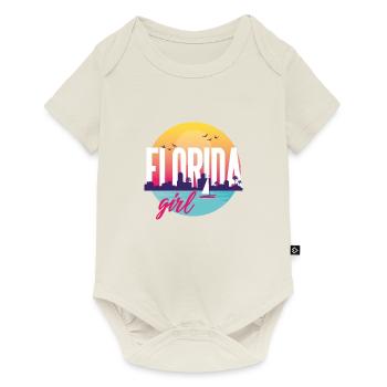 florida girl - Baby Premium Kurzarmbody - Naturweiß - Vorne