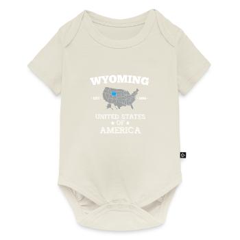Wyoming - Body à manches courtes Premium Bébé - blanc cassé - Devant