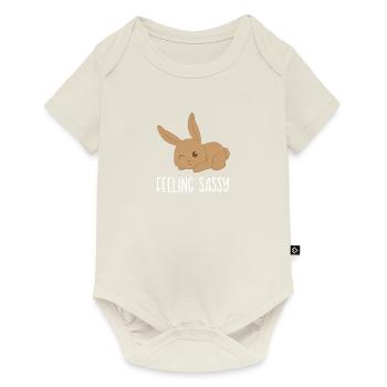 Rabbit - Rabbit - Leporidae - Cheeky Badger - Cheeky - Baby Premium short-sleeve bodysuit - off white - Front