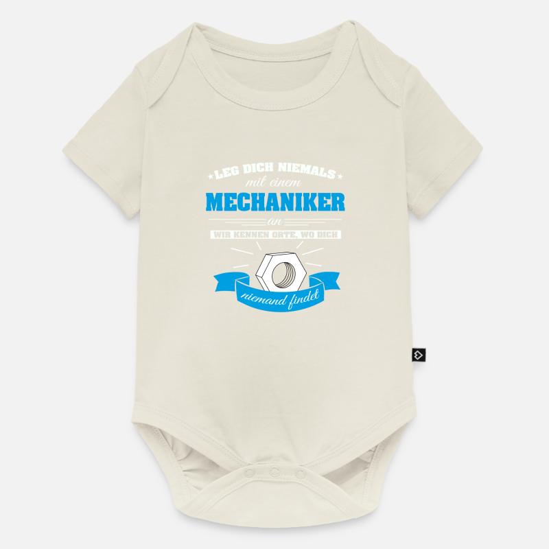 Mécanicien - Body à manches courtes Premium Bébé - blanc cassé